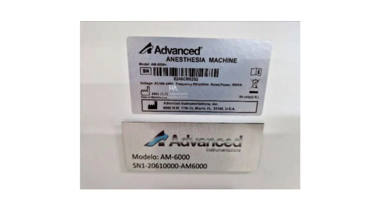 Maquina de Anestecia Advanced